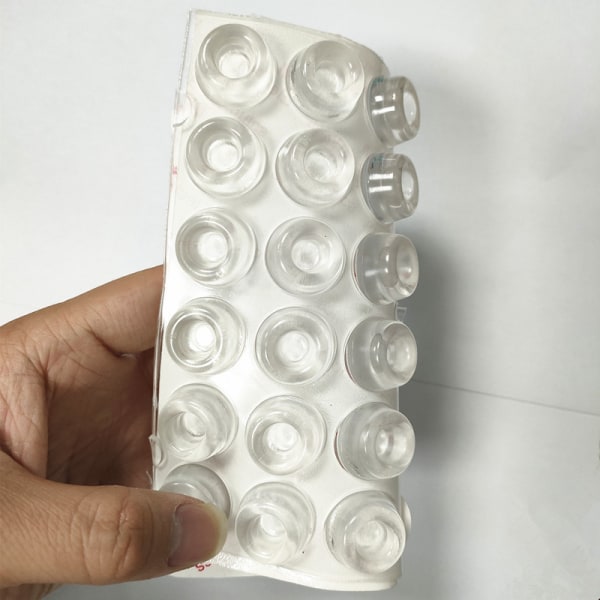 12 st klar självhäftande propp gummidämpare buffertskåp