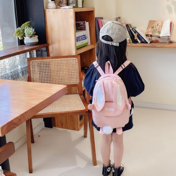 Mode Barn Skolväskor Bunny Portable Backpacks e Travel Purple