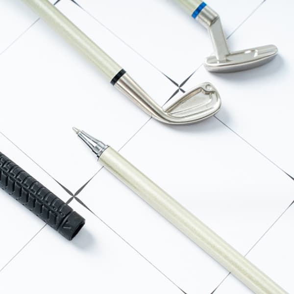 Luksus Golf Gave Kulepennsett Desktop Mini Golf Grønn Met