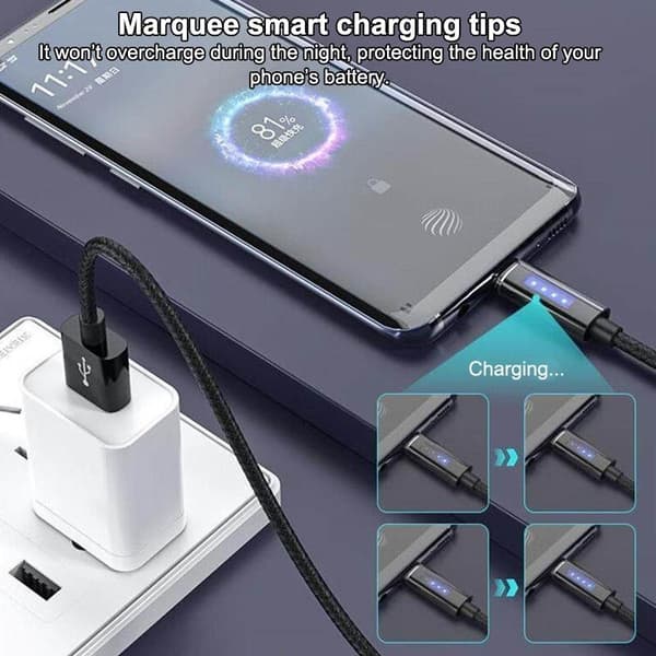 120W 6A Supernopea latauskaapeli USB-datakaapeli virta pikalataus 2M