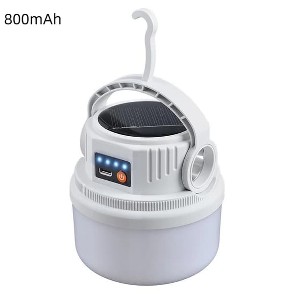 LED-lys Solar Campinglys USB Oppladbart Ultrasterkt Sol 400mAh