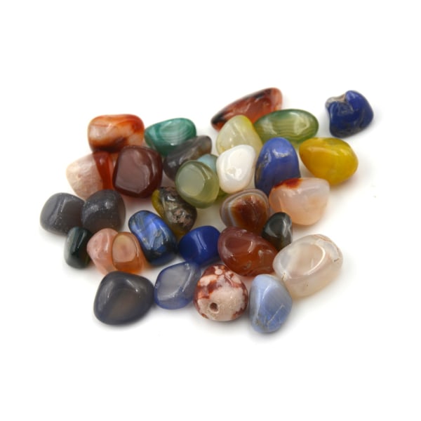 50G blandede farger Agate Stones Gemstone Rock