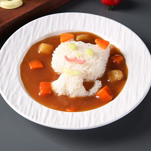 3 stk/sæt e Cat Sushi Form DIY Sandwich Risbold Form Køkken A Purple