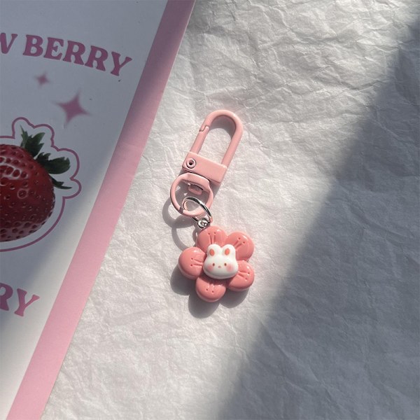 e Nøglering Bunny Gulerødder Car Bag Pendant Kvinder Piger Tulip Key 01