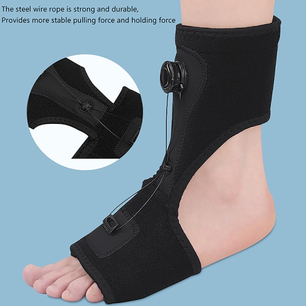 Justerbar ar Fasciitis Night Foot Skinne Orthotic Brace Elasti