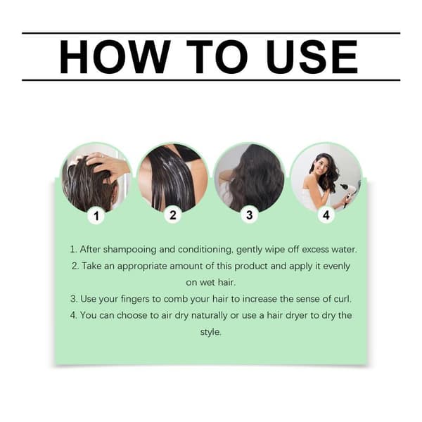Stylingkrem for krøllete hår