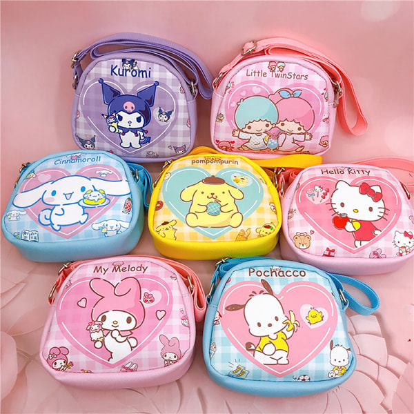 Kawaii Børne Crossbody Taske Skuldertaske Cartoon Cinnamoroll A3