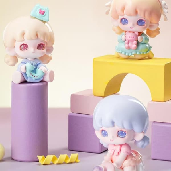 Yooie Time Theatre Series Blind Box e Actionfigurer Samlarobjekt 1 Box Random