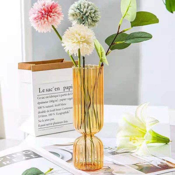 Nordic Glass Vase Små Glass Vaser Blomsteroppsats Hjem des Clear 59e2 |  Clear | Fyndiq