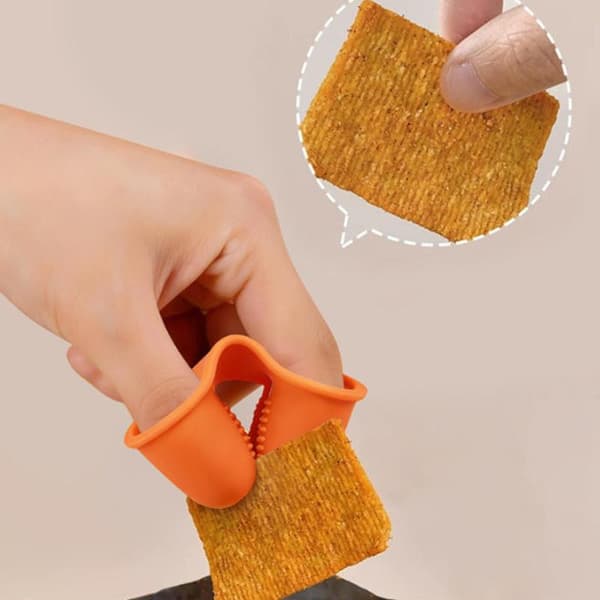 Silikonsnacks fingeröverdrag oljesäkra och smutsavvisande klämmor nej A3