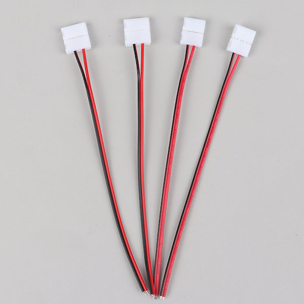 10 Stk 2 Pin Power 8mm 10mm LED Strips Lights Connector Splice 10mm