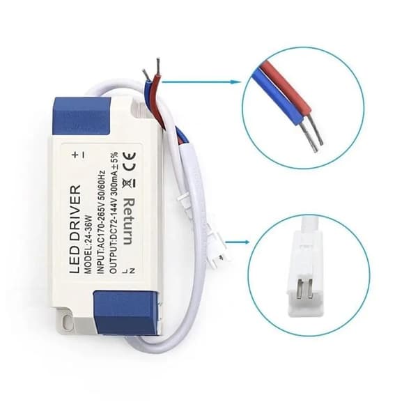 1 stk LED strømforsyning DC 3-4V transformator bryterdriver 600mA A A3