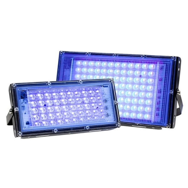 LED UV Stage Blacklight Ultrafiolett flomeffektlys 100W - With EU Plug