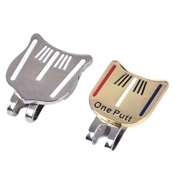 One Putt Design Golf Ball Mark plus Magnetic Golf Hat Clip Golf B