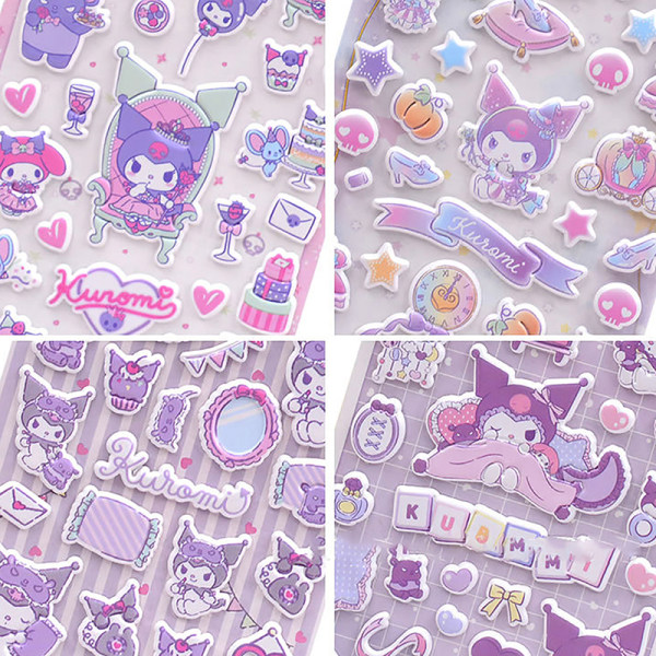 Sanrio 3D Cartoon Foam Tarrat Kulomi Tarra Purple Kids Gir A3