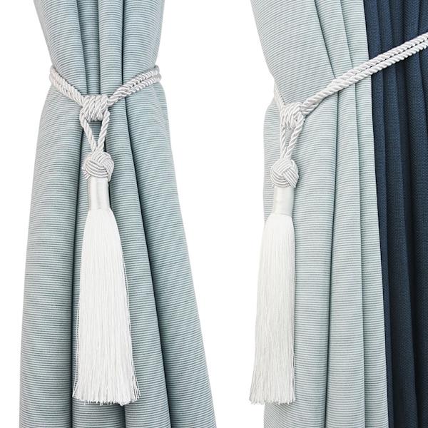 1 STK Gardin Tiebacks kvast Gardin Clips Rope Gardin Tie Back Beige