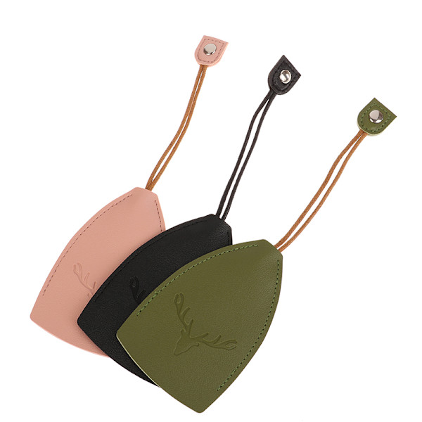 1 st julälgnyckellåda utdragbar nyckelplånböcker PU lädernyckel C Pink