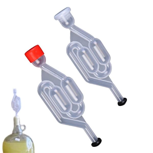 2/4 kpl kuplalukko, karboy-tulppa ja fermentointiventtiili without lid 2pcs