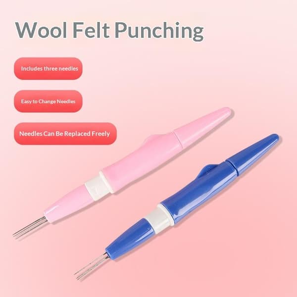 Pen The Poking Fun Tools For Wool Felt Replace s With DIY Art Blue