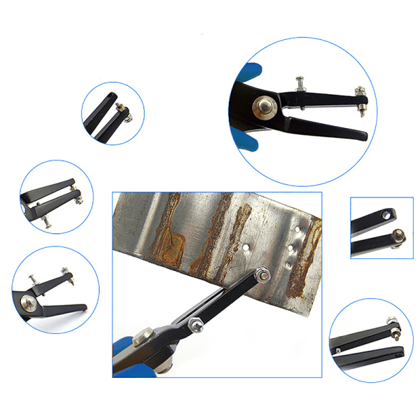 Universal handläderrem Watch Bälte Punching Tool Punc A2