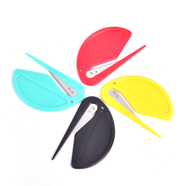 2st Mini Plast Brevöppnare Sharp Post Kuvertöppnare Black
