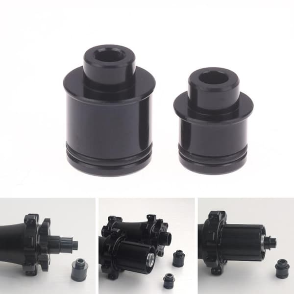 12/15mm - 9mm läpiakselin pikalukitus-/QR-navan sovitin pyörille A2 15mm