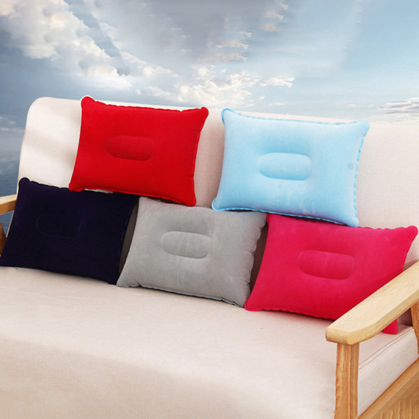 Ultrakevyt puhallettava Nylon Air Pillow Camping Sleeping Matt Out Dark blue