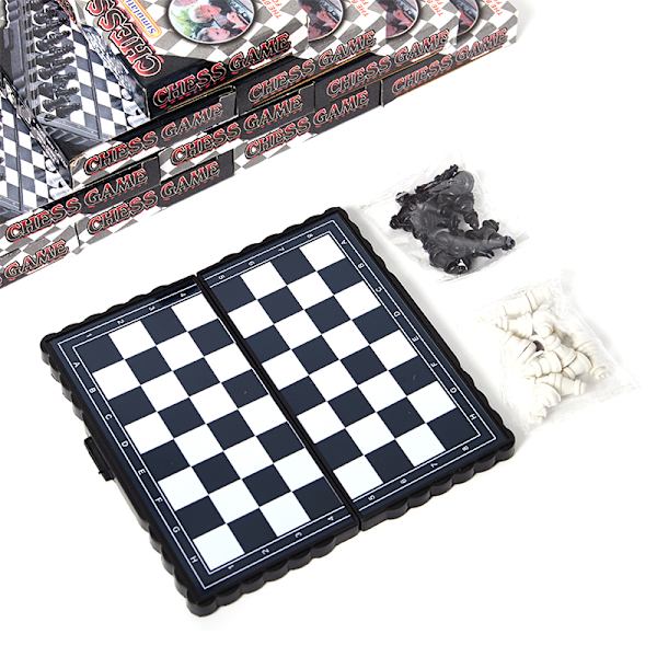 32st Mini schackset Set schackbräde i plast Hemma Utomhus