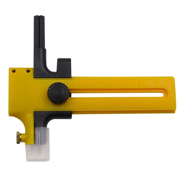 1-Styk Rotary Compass Circle ter Dobbelt-trins justerbart papir A4