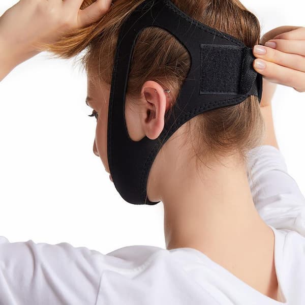 Anti-snorke hake støtte stropp svært effektiv søvn justerbar Breathable version