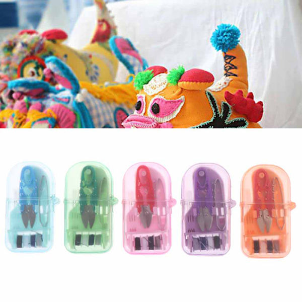 Hem Resor Bärbar Mini Bärbar sömnadssats Syboxsömnad Pink
