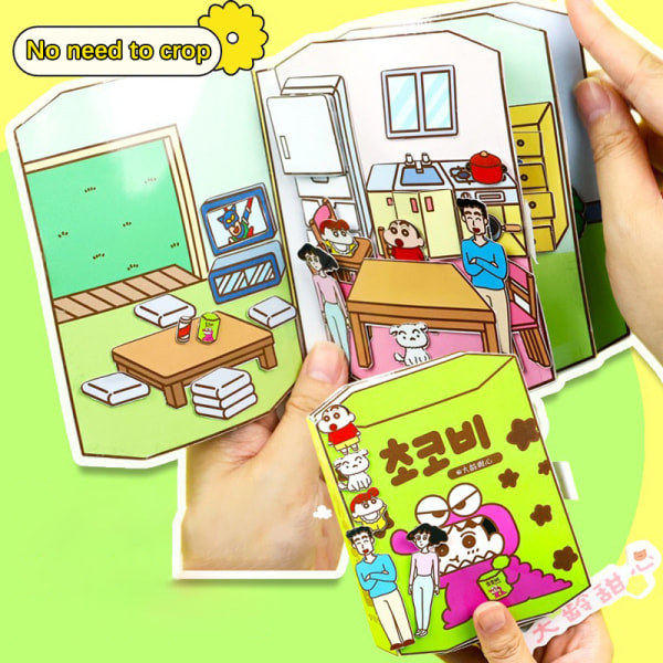 Crayon Xiaoxin Sticker Games Stille bog Sjov DIY Anime Girls G