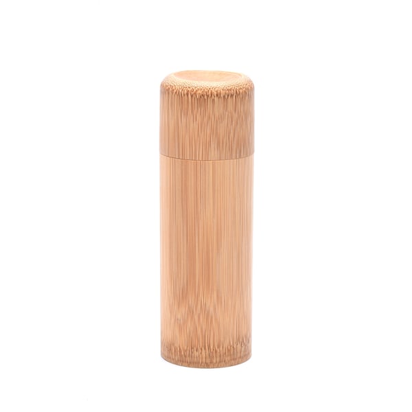Handgjord bambu teburk Spice Caddy Förvaringsbox Organizer