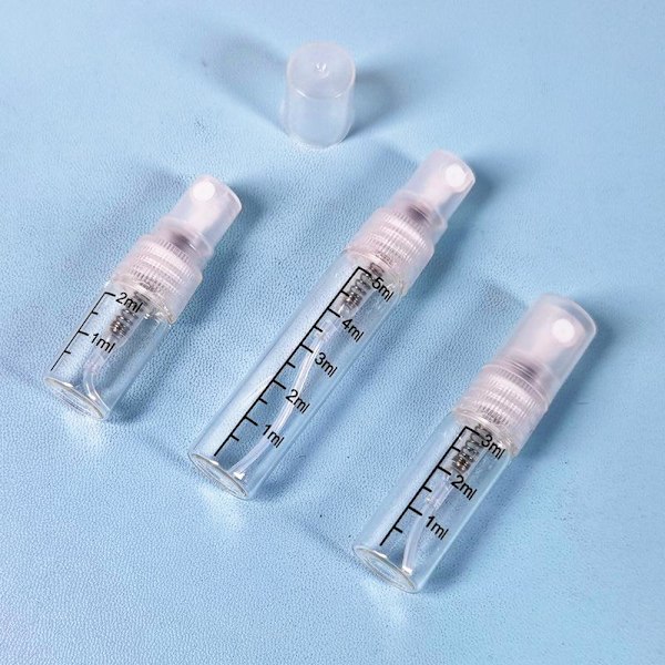 1 st Mini Reseparfym Atomizerflaska Bärbar Spraypump R Clear 10ml