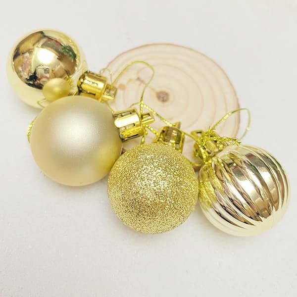 24 st 3 cm julkulor set julgranshänge jul A3