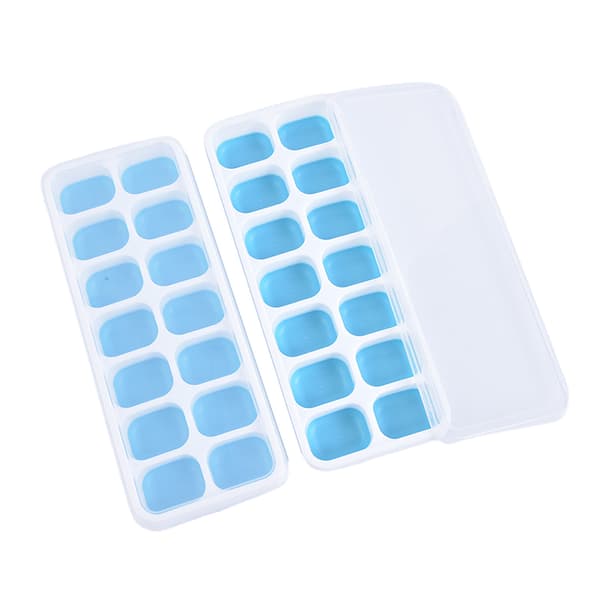 Silikone isterningbakke Ices Jelly Maker Formbakker med låg til