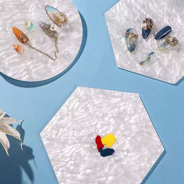 1st Nail Art Palette Shell Piece False Nail Tips Display Board A