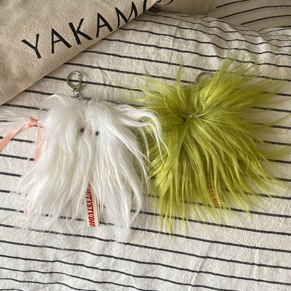 Eläinten pehmoavaimenperä Ruma ja e Fried Hair Ghost Puppy Doll Ke White