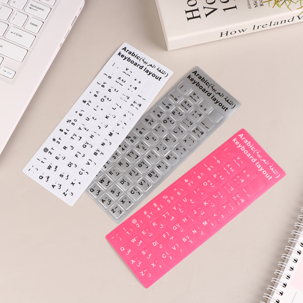 1 stk arabisk tastatur klistremerker Språk bokstav tastaturdeksel For D