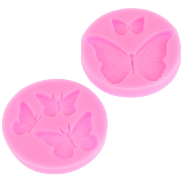 1 Stk Butterfly Silikone Forme Mini Sommerfugle Kageform DIY Desse A