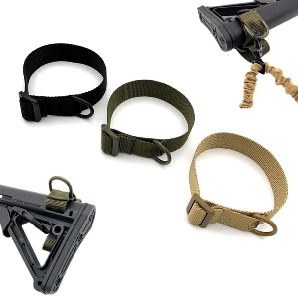 Militær taktisk ButtStock Sling Adapter Rifle Stock Strap R A1