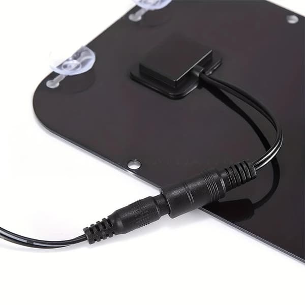 1 sett 40W solcellepanel 6W 6V batteriladersett med klips og U 6W6V