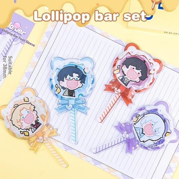 e Lollipopformad Märkesskydd Y2K Itabags Dekor Display A5