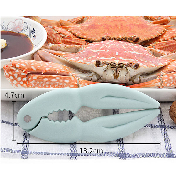 Praktiska Crab Claw Clips Valnöt Clip Nut Clip Eat Crab Sheller Blue