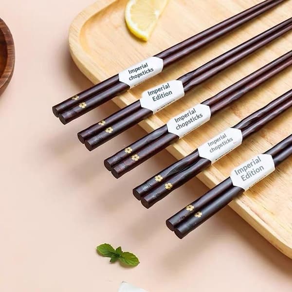 Sushi pinde Naturlige træ miljøvenlige genanvendelige træpinde