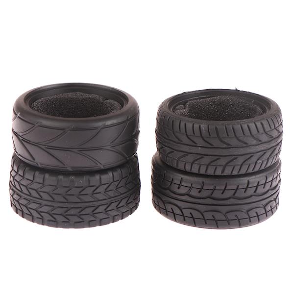 1/10 65mm RC kumirenkaat kilpa-auton renkaat (+ sieni) vanteen Fi A