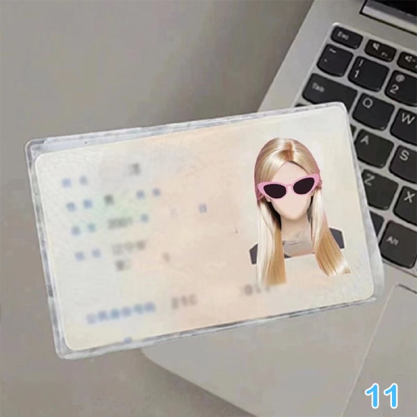 Clear ID Luottokortin haltija Käyntikorttisuojat Sleeves Con 11