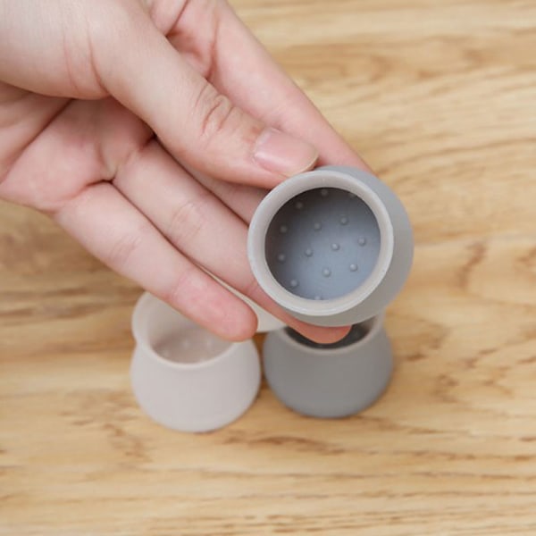 Cover Silikongummifötter Rund stolsmössa Cap Gray