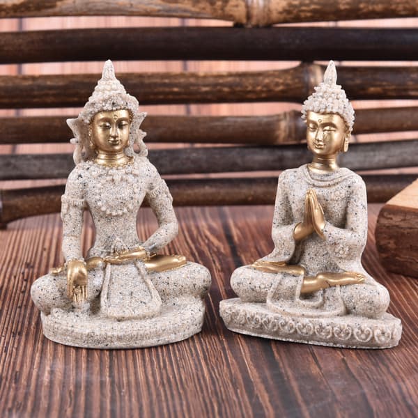 Buddha Statyer Sandsten Thailand Buddha Skulptur Fengshui Fig 2