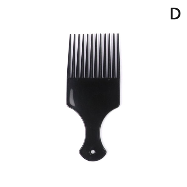 1 kpl Leveä Harja Pick Kampahaarukka Hiusharja Insert Hair Comb Plast D